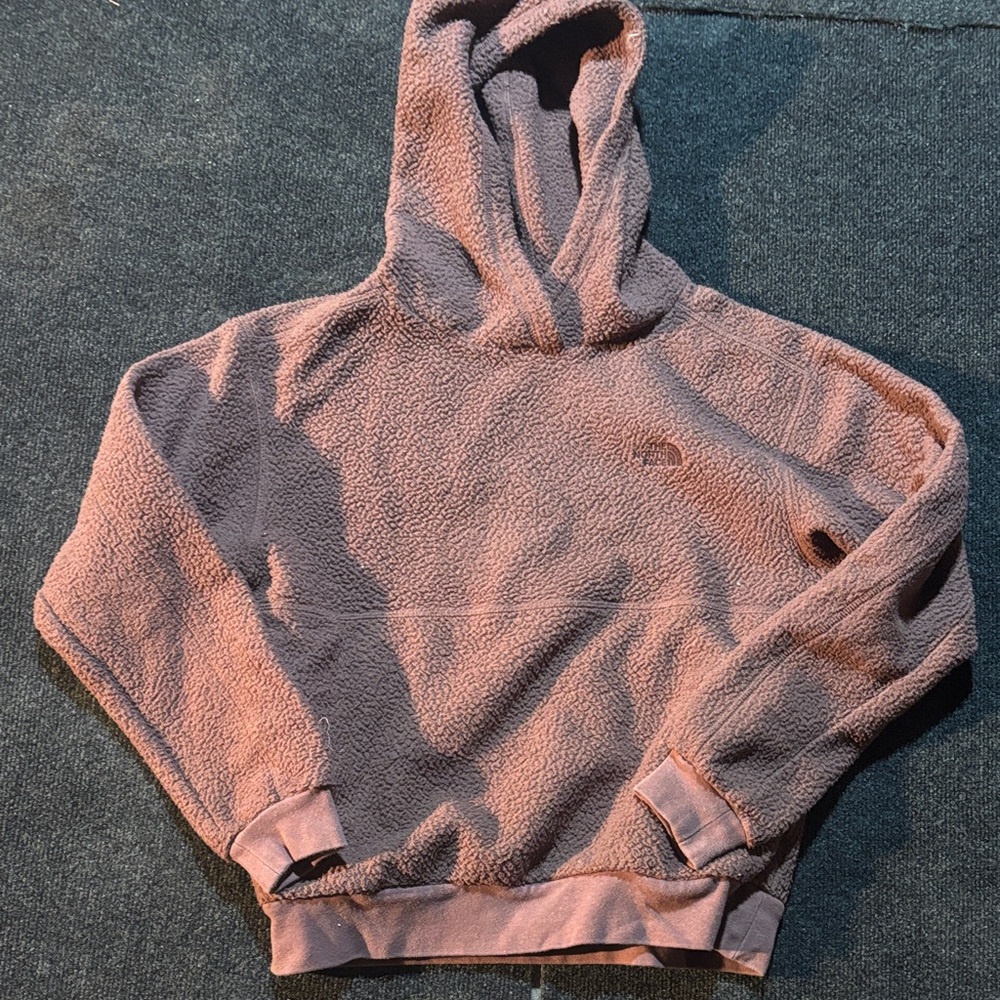 The North Face Women's Fleece Hoodie in Mauve